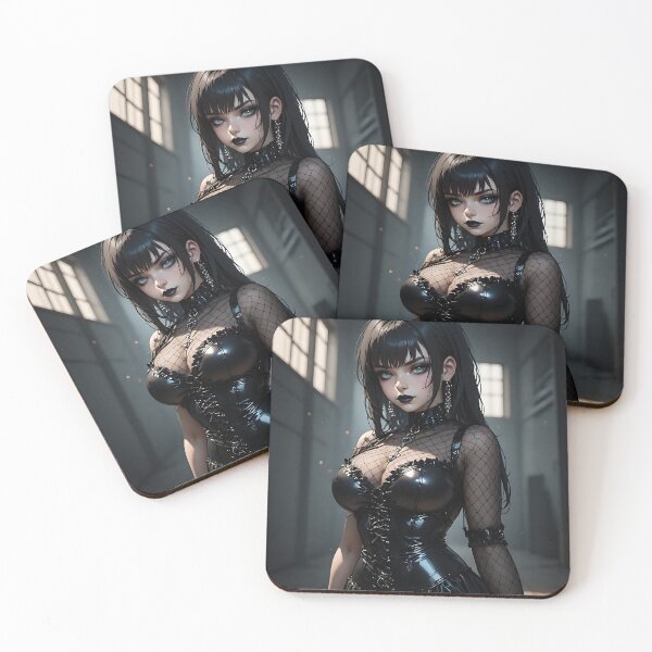 Item preview, Hot Halloween Anime Goth Girl Waifu 285 designed and sold by Your New Fixation.