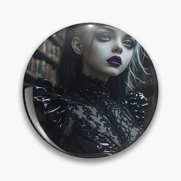 Item preview, Hot Halloween Anime Goth Girl Waifu 286 designed and sold by Your New Fixation.
