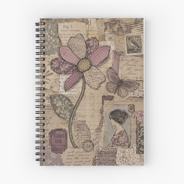 Item preview, Vintage Field Flowers and Butterfly Collage designed and sold by LachlanProwse.