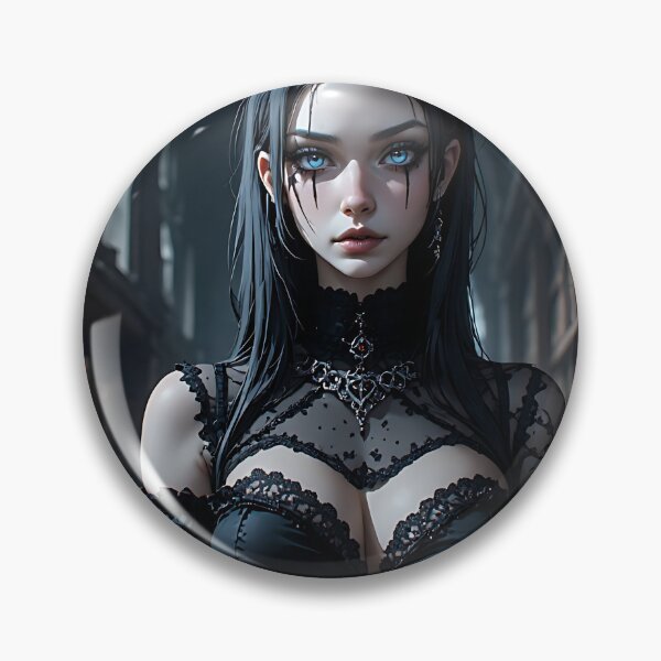 Item preview, Hot Halloween Anime Goth Girl Waifu 289 designed and sold by Your New Fixation.