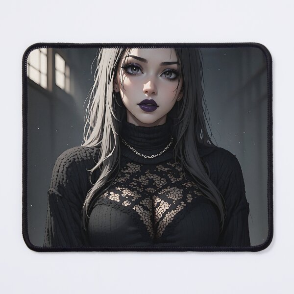 Item preview, Hot Halloween Anime Goth Girl Waifu 290 designed and sold by Your New Fixation.