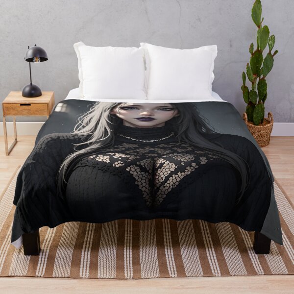 Item preview, Hot Halloween Anime Goth Girl Waifu 290 designed and sold by Your New Fixation.