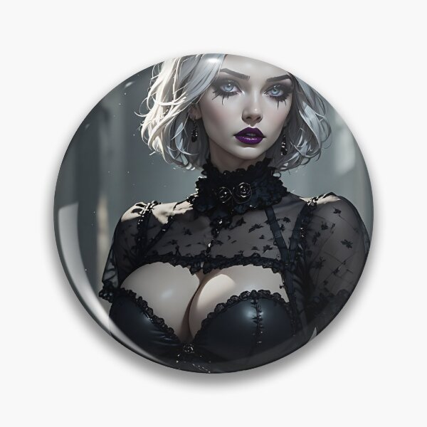Item preview, Hot Halloween Anime Goth Girl Waifu 292 designed and sold by Your New Fixation.
