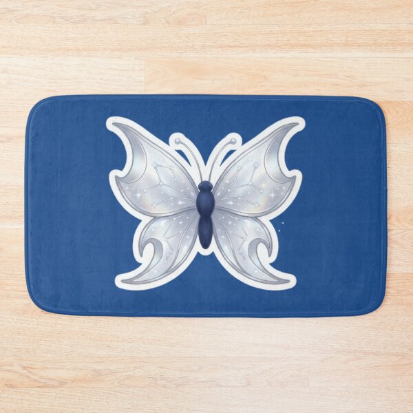 Item preview, Magical silver and blue butterfly designed and sold by Azurart2.