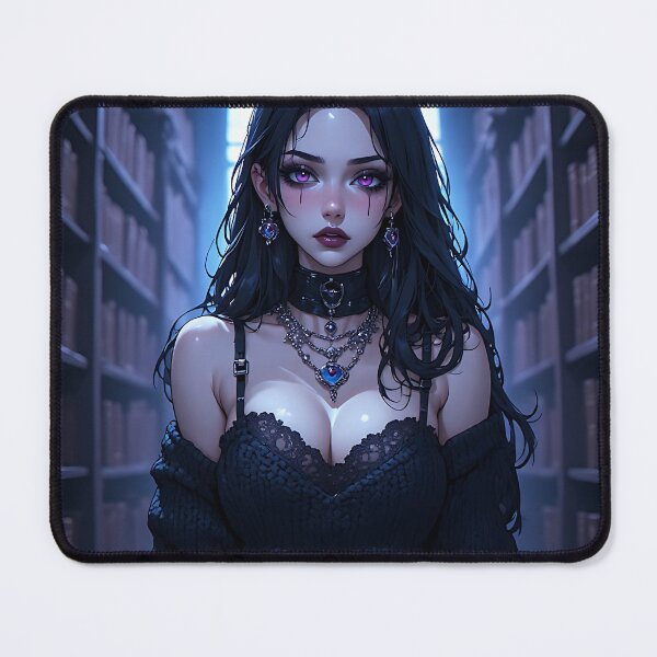 Item preview, Hot Halloween Anime Goth Girl Waifu 295 designed and sold by Your New Fixation.