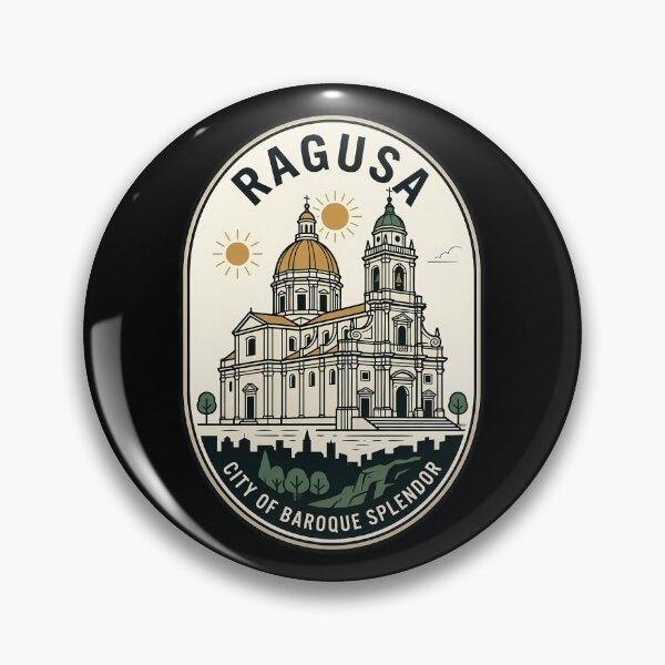 Item preview, Ragusa Italy Baroque Splendor Vintage Travel Emblem designed and sold by k3rstman1.