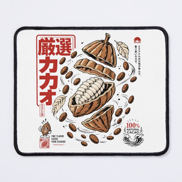 Item preview, Selected Cacao , Vintage Japanese Fruit Label Art Print designed and sold by NullSpacePrints.
