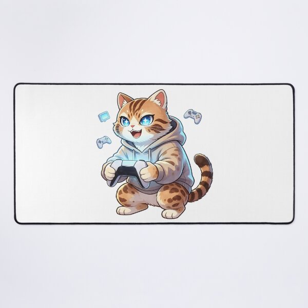 Item preview, Pro Gamer Felis Nigripes - Cute Tactical Gaming Cat designed and sold by ABYSSLAB.