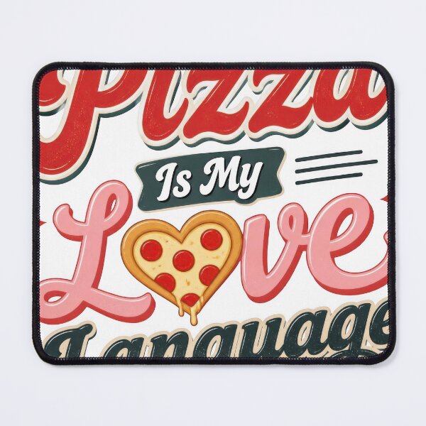 Item preview, Pizza Is My Love Language - Playful Retro Food Design designed and sold by Irfanmulyana.