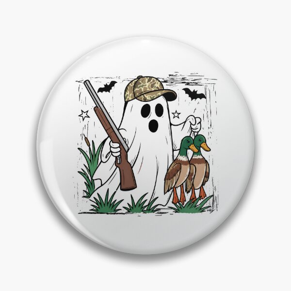 Item preview, Retro Camouflage Duck Hunting Ghost designed and sold by Cravens-Museum.
