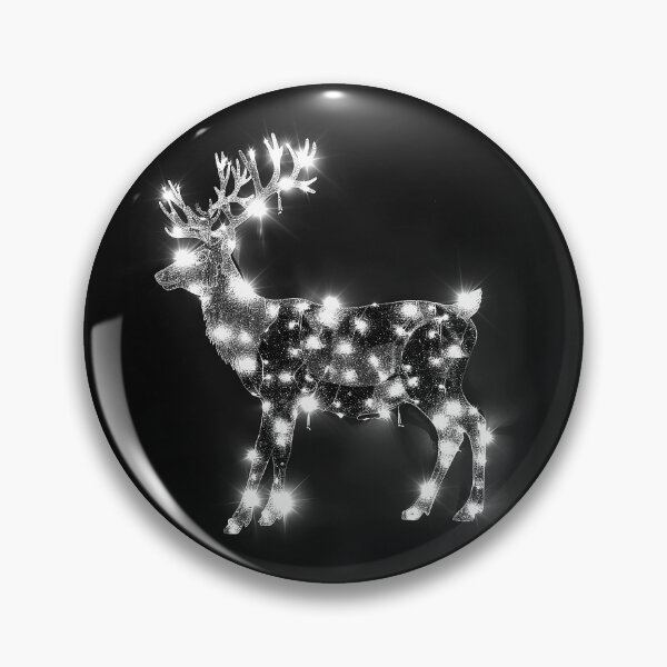 Item preview, Glowing Christmas Reindeer with Sparkling Holiday Lights designed and sold by inkoutninja.