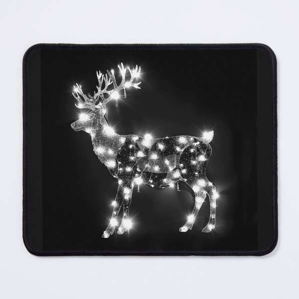 Item preview, Glowing Christmas Reindeer with Sparkling Holiday Lights designed and sold by inkoutninja.