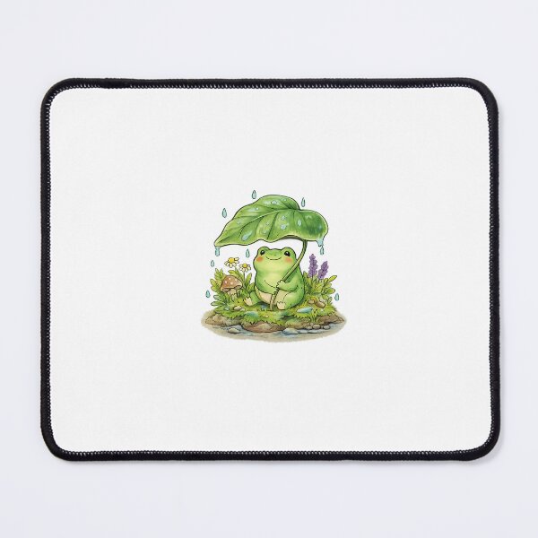 Item preview, Cute Frog Under Leaf Umbrella designed and sold by Lunarifinds .