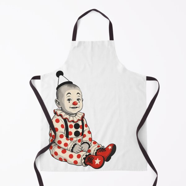 Item preview, Clown Baby — Funny Vintage Clown Character Sticker Art designed and sold by monolithstudio.