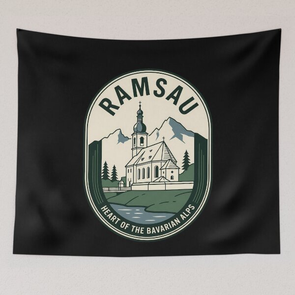 Item preview, Ramsau Heart of the Bavarian Alps Vintage Travel designed and sold by k3rstman1.