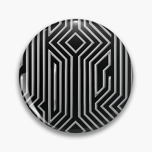 Item preview, 3-D Art Deco Silver-Color Architectural Design designed and sold by DEC02.