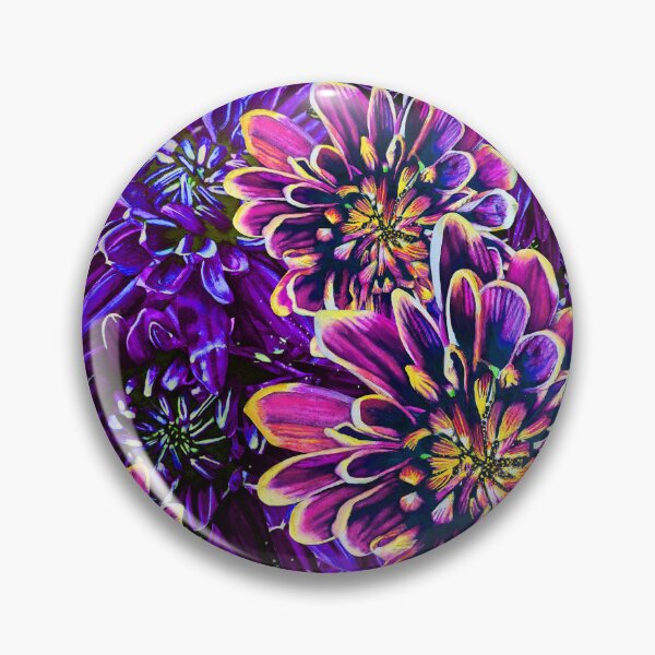 Item preview, Purple Chrysanthemums 1 designed and sold by nastiaart.