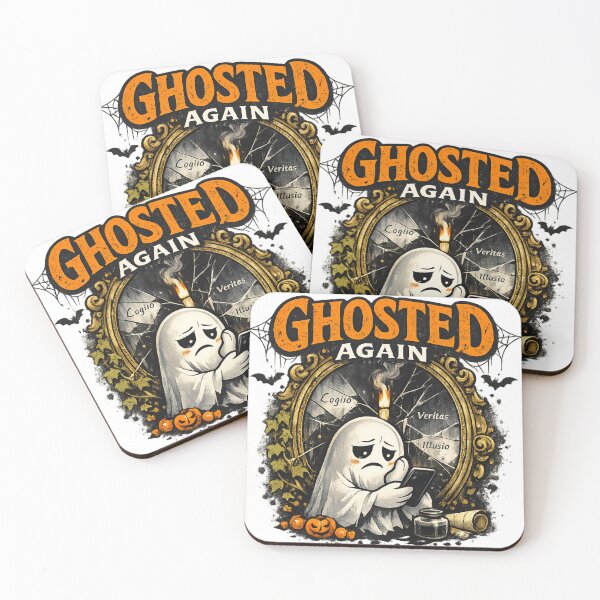 Item preview, Ghosted Again – Funny Halloween Ghost Design designed and sold by Shadowframe Studios.