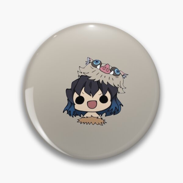 Item preview, King of the Mountains — Inosuke Unleashed Chibi Icon designed and sold by TheStickLab.