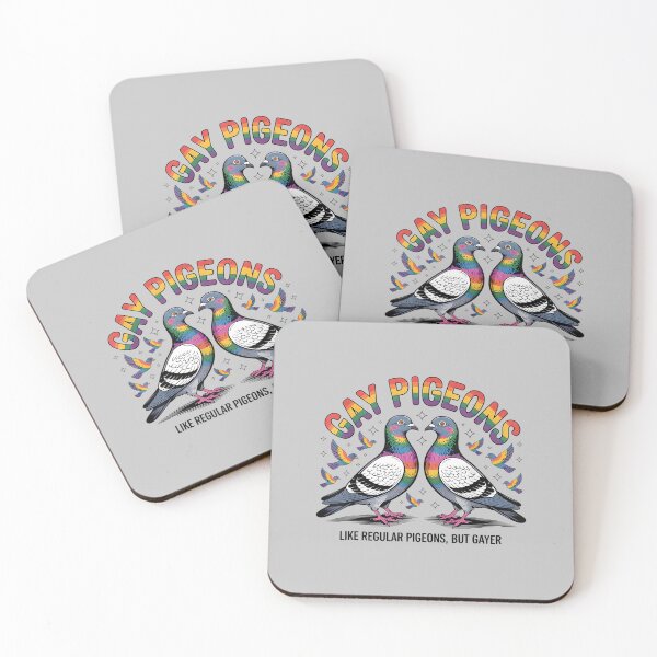Item preview, Gay Pigeons Like Regular Pigeons But Gayer LGBT designed and sold by FrankIsabel.