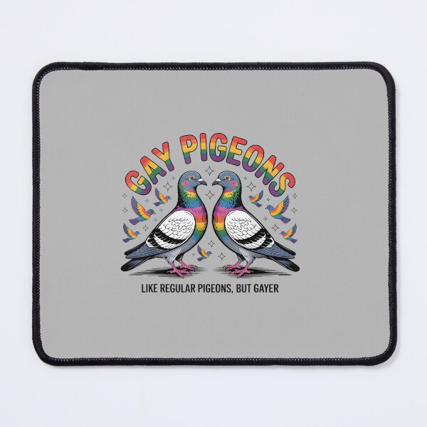 Item preview, Gay Pigeons Like Regular Pigeons But Gayer LGBT designed and sold by FrankIsabel.