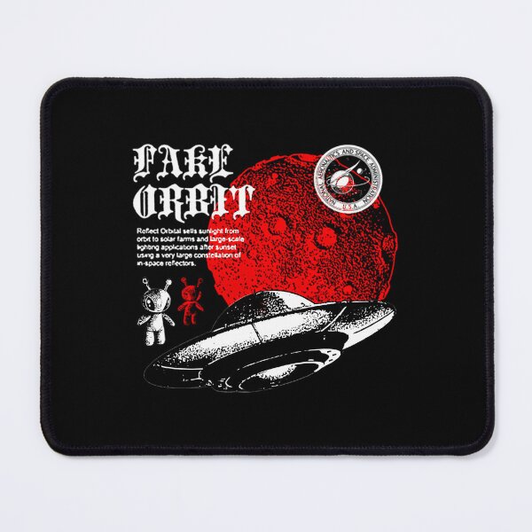 Item preview, Fake Orbit UFO Space Mission Badge designed and sold by abugida.