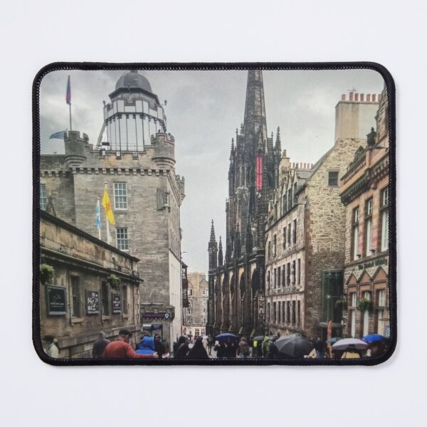 Item preview, Rainy Street Scene in Edinburgh designed and sold by Damarispuna.