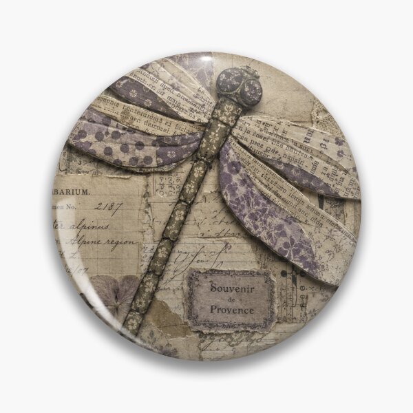 Item preview, Vintage Dragonfly Herbarium Collage designed and sold by LachlanProwse.