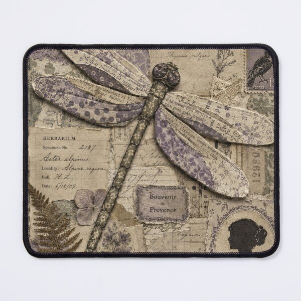 Item preview, Vintage Dragonfly Herbarium Collage designed and sold by LachlanProwse.