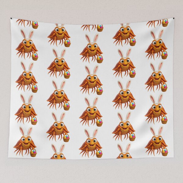 Item preview, Easter Horseshoe Shrimp designed and sold by Sillytoe.