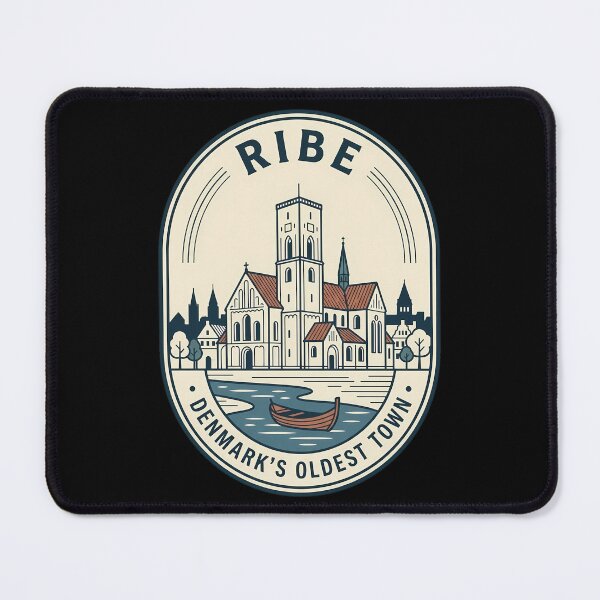 Item preview, Ribe Denmark Oldest Town Vintage Travel Emblem designed and sold by k3rstman1.