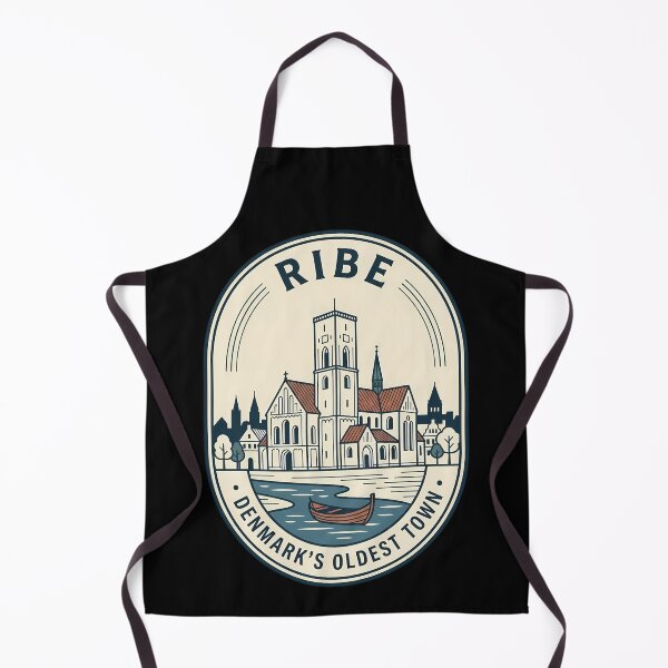Item preview, Ribe Denmark Oldest Town Vintage Travel Emblem designed and sold by k3rstman1.