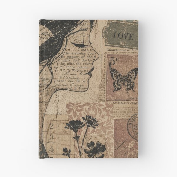 Item preview, Vintage Floral Woman Silhouette Collage designed and sold by LachlanProwse.