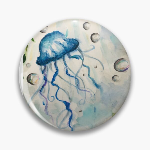 Item preview, Underwater Jellyfish -Ocean Ilustration  designed and sold by lilylightstudio.
