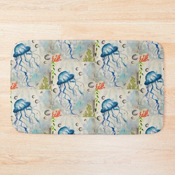 Item preview, Underwater Jellyfish -Ocean Ilustration  designed and sold by lilylightstudio.