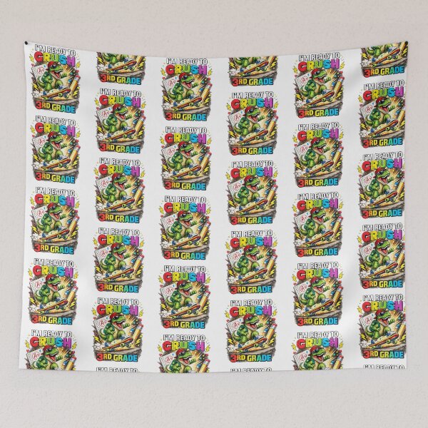 Item preview, I'm Ready to Crush 3rd Grade Dinosaur Back to School designed and sold by QuiteOrbit.