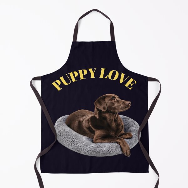 Item preview, CHOCOLATE BROWN LABRADOR RETRIEVER - PUPPY LOVE designed and sold by PRINTSCHARMINGM.