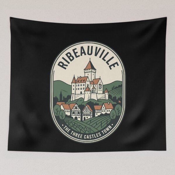 Item preview, Ribeauville France Alsace Vintage Travel Emblem designed and sold by k3rstman1.