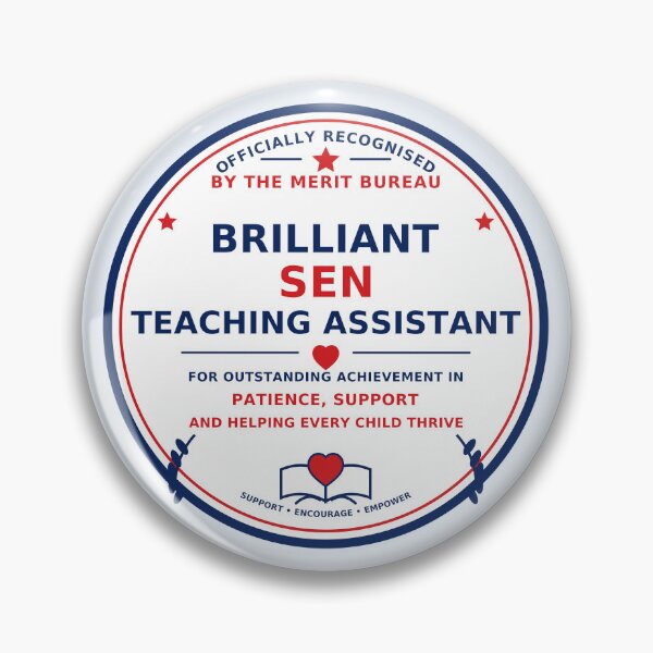 Item preview, SEN Teaching Assistant Gift | Brilliant SEN TA Appreciation Award designed and sold by TheMeritBureau.