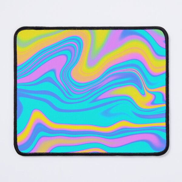 Item preview, Neon Pastel Fluid Abstract Waves designed and sold by Happyabstract.