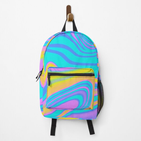 Item preview, Neon Pastel Fluid Abstract Waves designed and sold by Happyabstract.