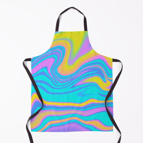 Item preview, Neon Pastel Fluid Abstract Waves designed and sold by Happyabstract.