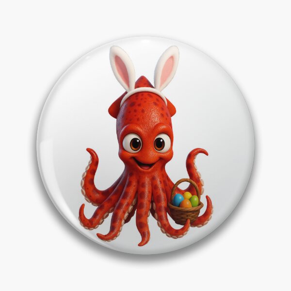 Item preview, Easter Humboldt Squid designed and sold by Sillytoe.