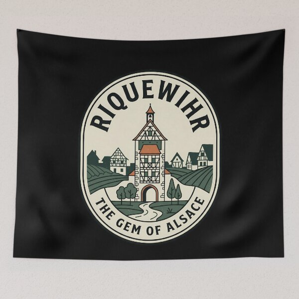 Item preview, Riquewihr Alsace France Vintage Travel Emblem designed and sold by k3rstman1.