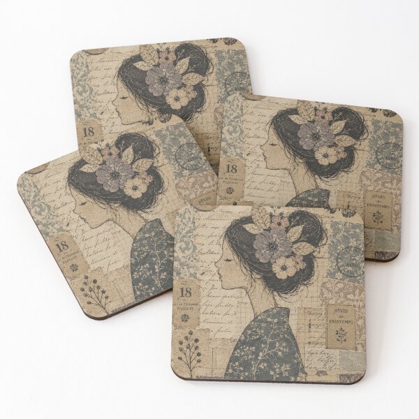 Item preview, Spring Dreams Vintage Woman Collage designed and sold by LachlanProwse.