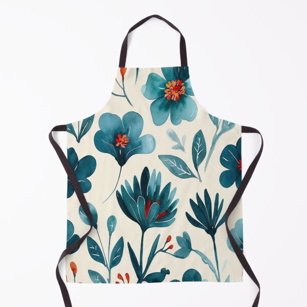 Item preview, Blue floral background designed and sold by saly55887.