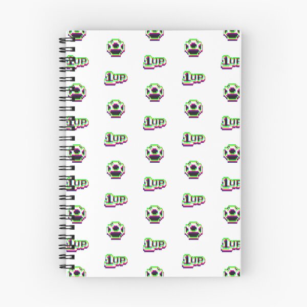 Item preview, 1up Mushroom Synthwave Pattern 2 designed and sold by animinimal.