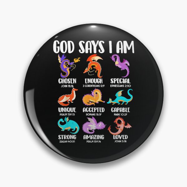 Item preview, God Says I Am Christian Affirmations For Believers designed and sold by MOnnroyu.