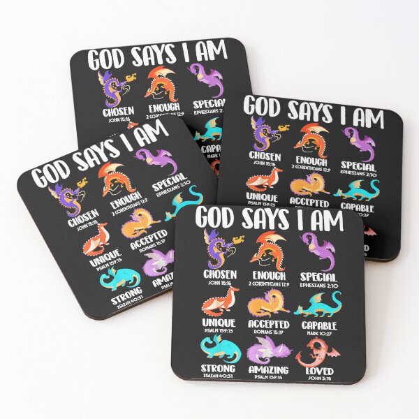 Item preview, God Says I Am Christian Affirmations For Believers designed and sold by MOnnroyu.