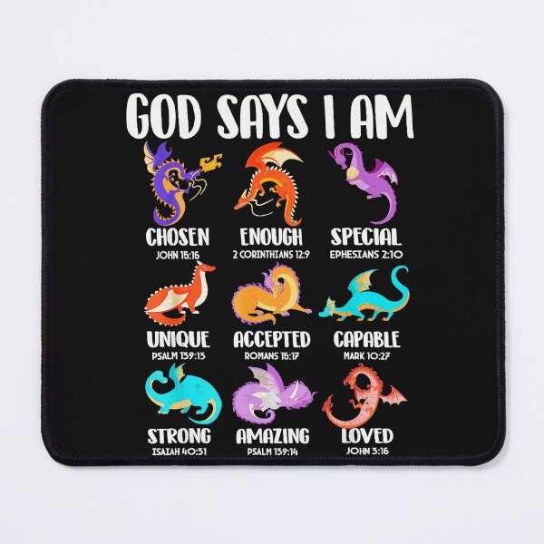 Item preview, God Says I Am Christian Affirmations For Believers designed and sold by MOnnroyu.